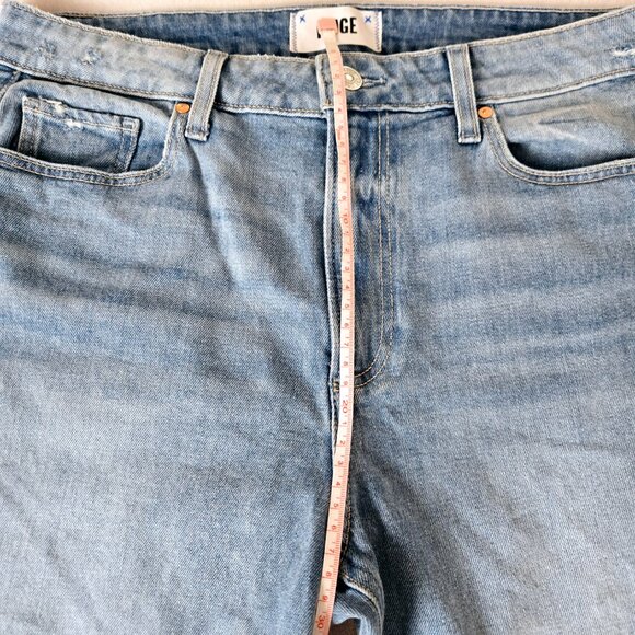 PAIGE Leenah Wide Leg Jean distressed, size 29 - Picture 11 of 16